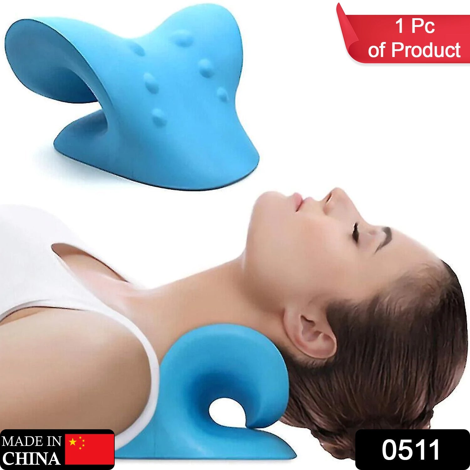 0511 Neck Relaxer | Cervical Pillow for Neck & Shoulder Pain | Chiropractic Acupressure Manual Massage | Medical Grade Material | Recommended by Orthopaedics DeoDap 0511 Neck Relaxer | Cervical Pillow for Neck & Shoulder Pain | Chiropractic Acupressure Manual Massage | Medical Grade Material | Recommended by Orthopaedics DeoDap